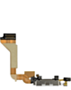 Charging Port Flex Cable for iPhone 4 GSM (WHITE) (Premium)