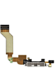 Charging Port Flex Cable for iPhone 4S (WHITE) (Premium)