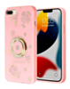 Luxury Diamond Shiny Cases with Ring - PINK for iPhone 7 / 8 (Only Ground Shipping)