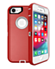 Heavy Duty Case for iPhone 7 / 8 (RED & WHITE) (Only Ground Shipping)