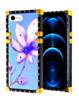 Square Case with BLUE Light Design - 2 for iPhone 7G / 8G / SE 2020 (Only Ground Shipping)