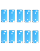 Waterproof Pre-cut LCD Adhesive Tape for iPhone 7 Plus (BLACK) (Pack of 10)