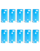 Waterproof Pre-cut LCD Adhesive Tape for iPhone 7 Plus (WHITE) (Pack of 10)