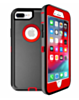 Heavy Duty Case for iPhone 8P / 7P (BLACK & RED) (Only Ground Shipping)