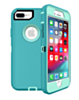 Heavy Duty Case for iPhone 8P / 7P (LIGHT TEAL) (Only Ground Shipping)