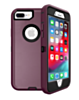 Heavy Duty Case for iPhone 8P / 7P (MAROON & BLACK) (Only Ground Shipping)