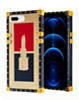 Shiny Lipstick Square Case - Style 2 for iPhone 8P / 7P (Only Ground Shipping)