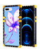 Square Case with BLUE Light Design - 2 for iPhone 8P / 7P (Only Ground Shipping)