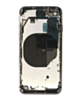 Back Housing Frame with Small Components Pre-Installed for iPhone 8 / SE 2020 (NO LOGO) (BLACK)