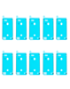 Waterproof Pre-cut LCD Adhesive Tape for iPhone 8 Plus (WHITE) (Pack of 10)