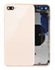 Back Housing Frame with Small Components Pre-Installed for iPhone 8 Plus (NO LOGO) (GOLD)