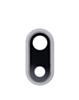 Back Camera Lens with Bracket for iPhone 8 Plus (WHITE)