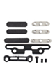 Full Button And Bracket Set for iPad Pro 11" 5th Gen (2024) / Pro 13" 7th Gen (2024) (11 Piece Set) (BLACK)