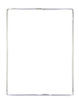 Digitizer Frame with Adhesive for iPad 3 / iPad 4 (WHITE)