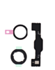 Home Button Holding Bracket with Rubber Gasket for iPad 10.2 7 / 8 / 9 / iPad 6 (2018) / iPad 5 (2017)