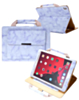 Smart Work Bag Style Case - MARBLE BLUE for iPad 5 (2017) / iPad 6 (2018) / Air 1 / Air 2 / Pro 9.7 (Only Ground Shipping)