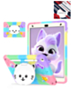 Shockproof Kickstand Case with Pen Slot - COLORFUL PURPLE for iPad 10.2" (7th / 8th / 9th) (Only Ground Shipping)