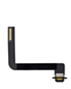 Charging Port Flex Cable for iPad 7 (2019 / iPad 8 (2020) / iPad 9 (2021) (BLACK) (Premium)