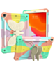 Protective Butterfly Stand Desing Case - COLORFUL ROSE for iPad 10.2" (7th / 8th / 9th) / Air 3 / Pro 10.5 (Only Ground Shipping)