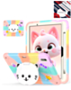 Shockproof Kickstand Case with Pen Slot - COLORFUL ROSE for iPad 10 2022 (10.9") / iPad 11 (A16) (Only Ground Shipping)
