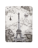 Old Style Notebook Design Case - Eiffel Tower for iPad Air 11 2024 / 10 2022 (10.9") / Air 4 / Air 5 / Pro 11 (1st / 2nd / 3rd / 4th) (Only Ground Shipping)