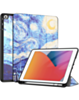 Old Style Notebook Design Case - Starry Night for iPad Air 11 2024 / 10 2022 (10.9") / Air 4 / Air 5 / Pro 11 (1st / 2nd / 3rd / 4th) (Only Ground Shipping)