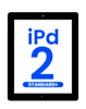 Standard+ Digitizer iPad 2 (BLACK) (iPad 2 Home Button Pre-Installed)
