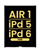 LCD Assembly for iPad 5 (2017) / iPad 6 (2018) / iPad Air 1 (Premium Assembled)