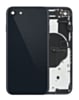 Back Housing Frame with Small Components Pre-Installed for iPhone SE (2022) (NO LOGO) (MIDNIGHT)