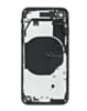 Back Housing Frame with Small Components Pre-Installed for iPhone SE (2022) (NO LOGO) (MIDNIGHT)