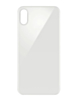 Back Glass with Bigger Camera Hole for iPhone X (NO LOGO) (SILVER)