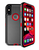 Heavy Duty Case for iPhone X / XS (BLACK & RED) (Only Ground Shipping)