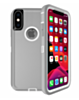 Heavy Duty Case for iPhone X / XS (GRAY & WHITE) (Only Ground Shipping)
