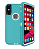 Heavy Duty Case for iPhone X / XS (LIGHT TEAL) (Only Ground Shipping)