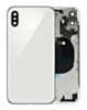 Back Housing Frame with Small Components Pre-Installed for iPhone X (NO LOGO) (SILVER)