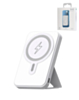 MagSafe Foldable Magnetic Power Bank (WHITE) 15W Wireless / 20W PD Power Bank with USB-C (5000 mAh) (Only Ground Shipping)