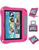 Lightweit Shockproof EVA Case with Handle Stand - HOT PINK for Kindle Fire HD10 (2023) (Only Ground Shipping)