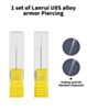 LANRUI U8S Alloy Armor-Piercing Drill Bit With Slip-Resistant Teeth (2 Pcs / Set)