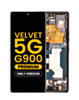 OLED Assembly with Frame for LG Velvet 5G G900 (Compatible With Verizon UW Model) (BLACK) (Premium)
