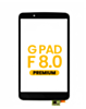 Digitizer Assembly without Frame for LG G Pad F 8.0 (V495) (BLACK) (Premium)