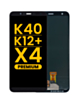 LCD Assembly without Frame for LG K40 (X420) / K12 Plus / X4 (2019) (BLACK) (Premium)