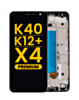 LCD Assembly with Frame for LG K40 (X420) / K12 Plus / X4 (2019) (BLUE) (Premium)