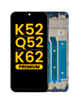 LCD Assembly with Frame for LG K62 / K52 / Q52 (BLACK) (Premium)