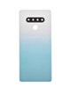 Back Cover Glass with Camera Lens for LG Stylo 6 / K71 (Blue)