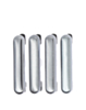 Hard Buttons (Power / Volume) for LG Stylo 6 / K71 (Silver) (4 Piece Set)