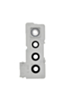Back Camera Lens with Bracket for LG Stylo 6 (White)