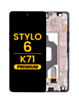 LCD Assembly with Frame for LG Stylo 6 / K71 (Q730) (BLACK) (Premium)