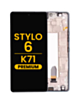 LCD Assembly with Frame for LG Stylo 6 / K71 (Q730) (SILVER) (Premium)