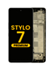 LCD Assembly with Frame for LG Stylo 7 (Q740) (BLACK) (Premium)
