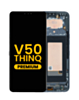 OLED Assembly with Frame for LG V50 ThinQ (V500) (BLACK) (Premium)